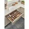 Rev-A-Shelf Drawer Insert, Walnut Veneer, Dark Brown, 21.13 in W, 2.38 in H, 22 in D, 22 in L, Dark Brown 4WUT-WN-3SH - alternate 2